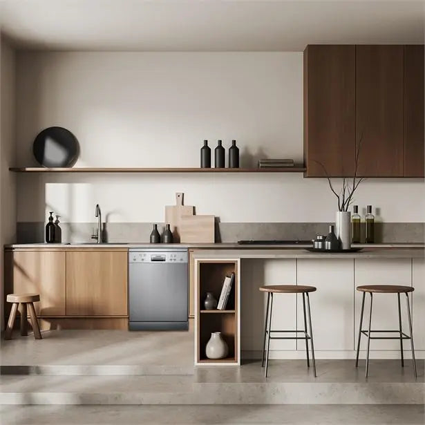BLAUPUNKT 60CM FREESTANDING DISHWASHER (STAINLESS STEEL) Luxe Elevation