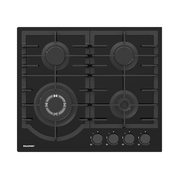 BLAUPUNKT 60CM GAS COOKTOP INC WOK BURNER (BLACK) Luxe Elevation
