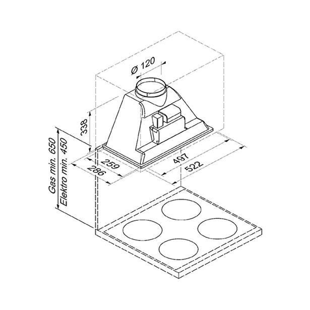 BLAUPUNKT 60CM UNDERMOUNT (STAINLESS STEEL) Luxe Elevation